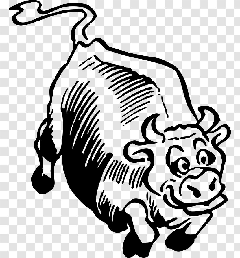 Cattle Ox Bull Canidae Clip Art - Dog Like Mammal Transparent PNG