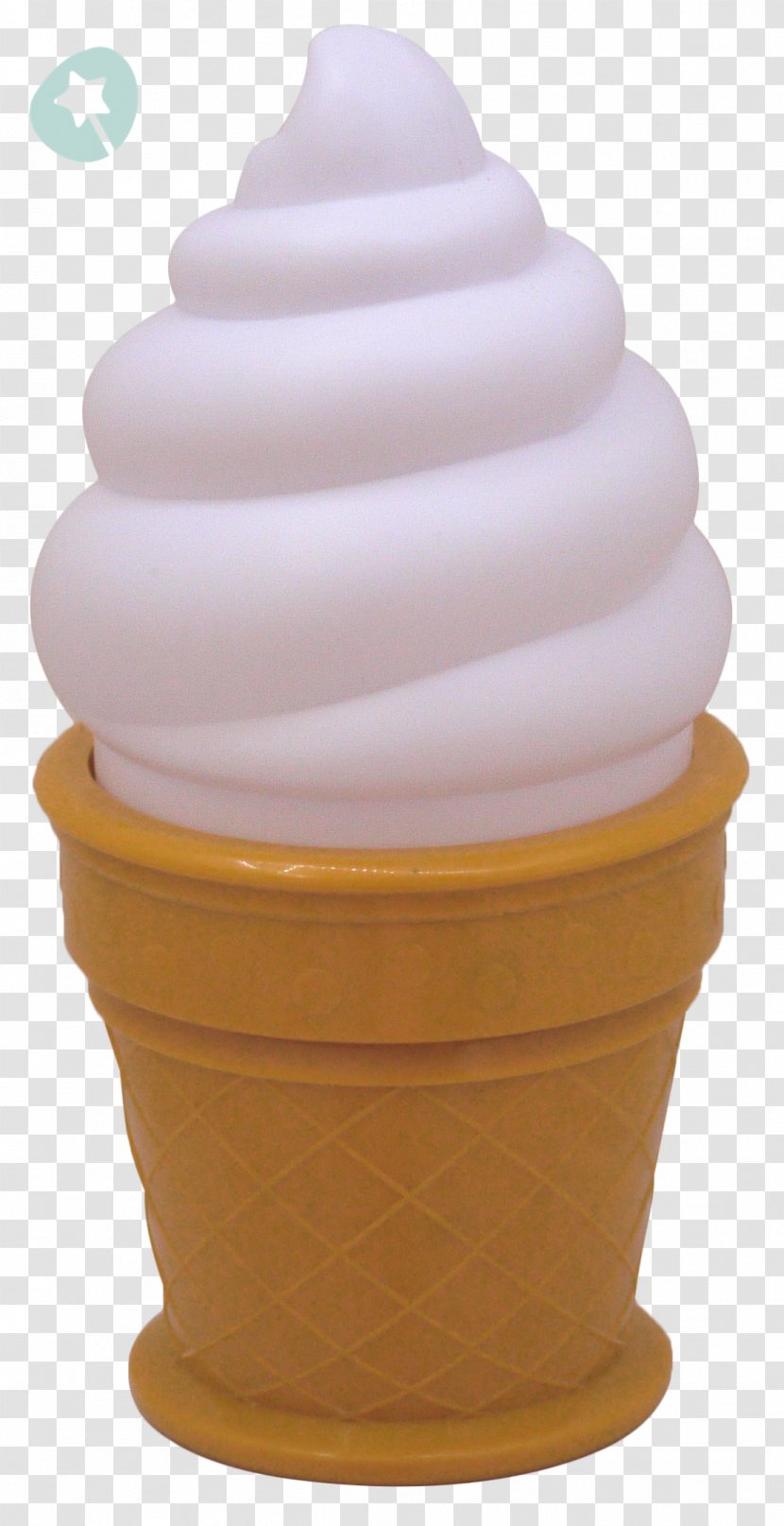 Ice Cream Nightlight A Little Lovely Company - White - Small Flowers Transparent PNG