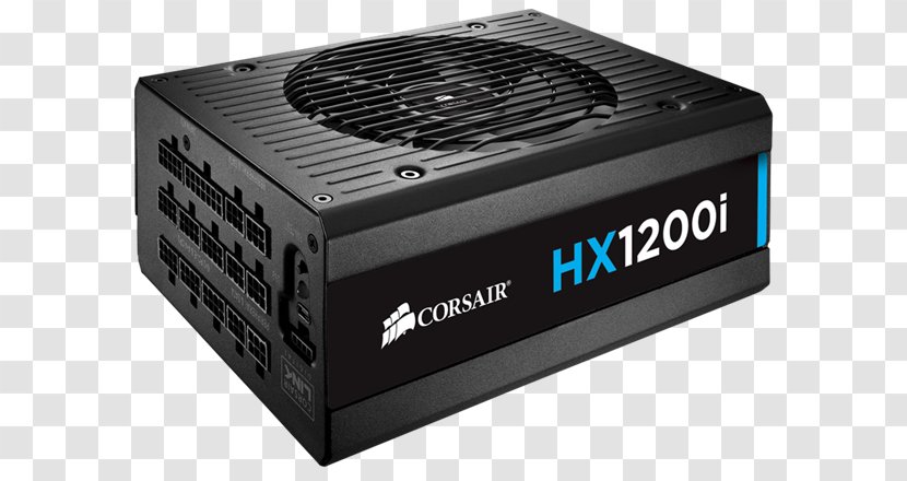 Power Supply Unit 80 Plus ATX Corsair HX1200i Components - Stereo Amplifier Transparent PNG