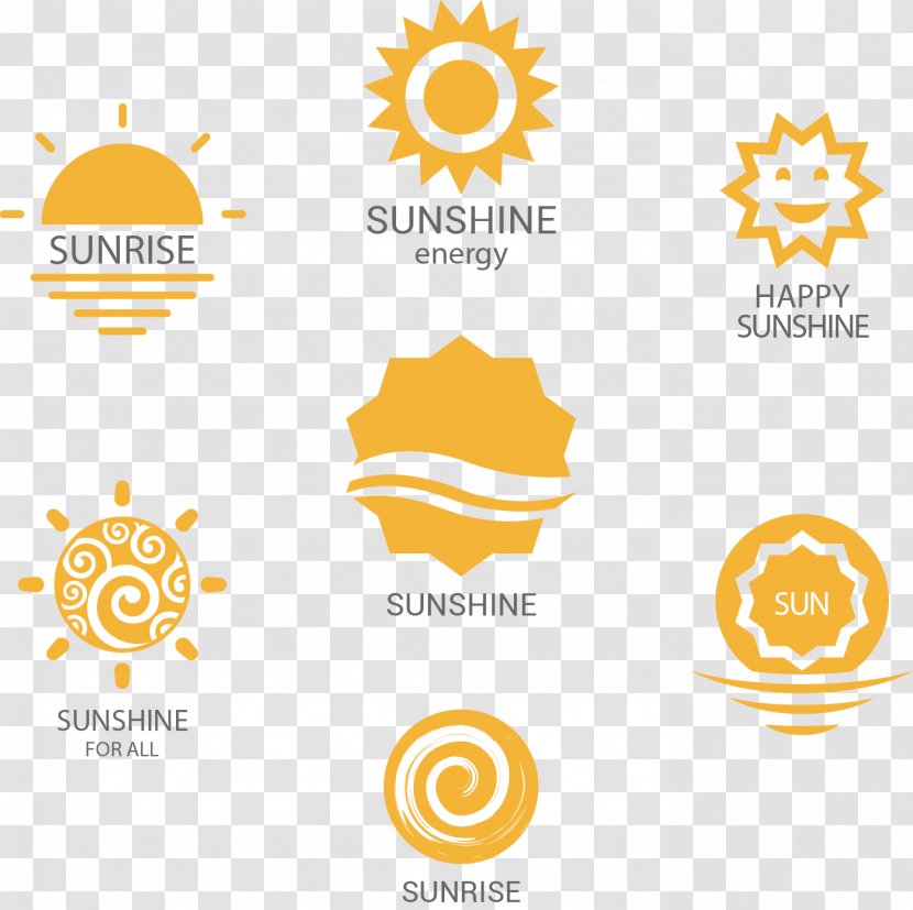 Vector Painted Icon Sun - Orange - Product Transparent PNG