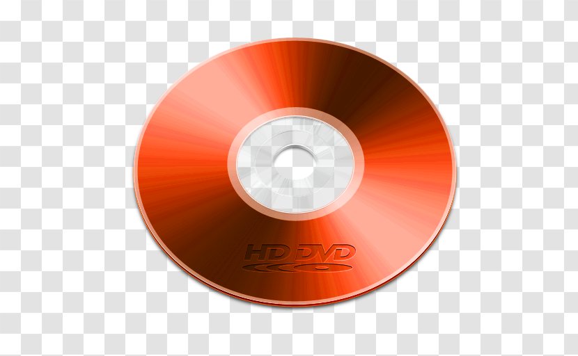 Data Storage Device Dvd Orange - Optical HD DVD Transparent PNG