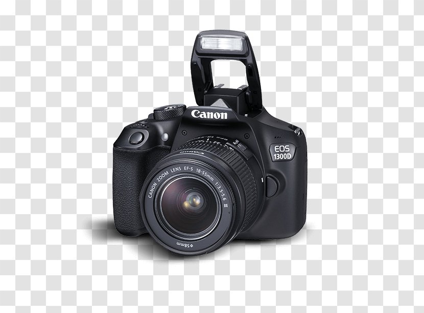 Canon EOS 1300D 750D EF Lens Mount Digital SLR EF-S 18–55mm - Camera Transparent PNG