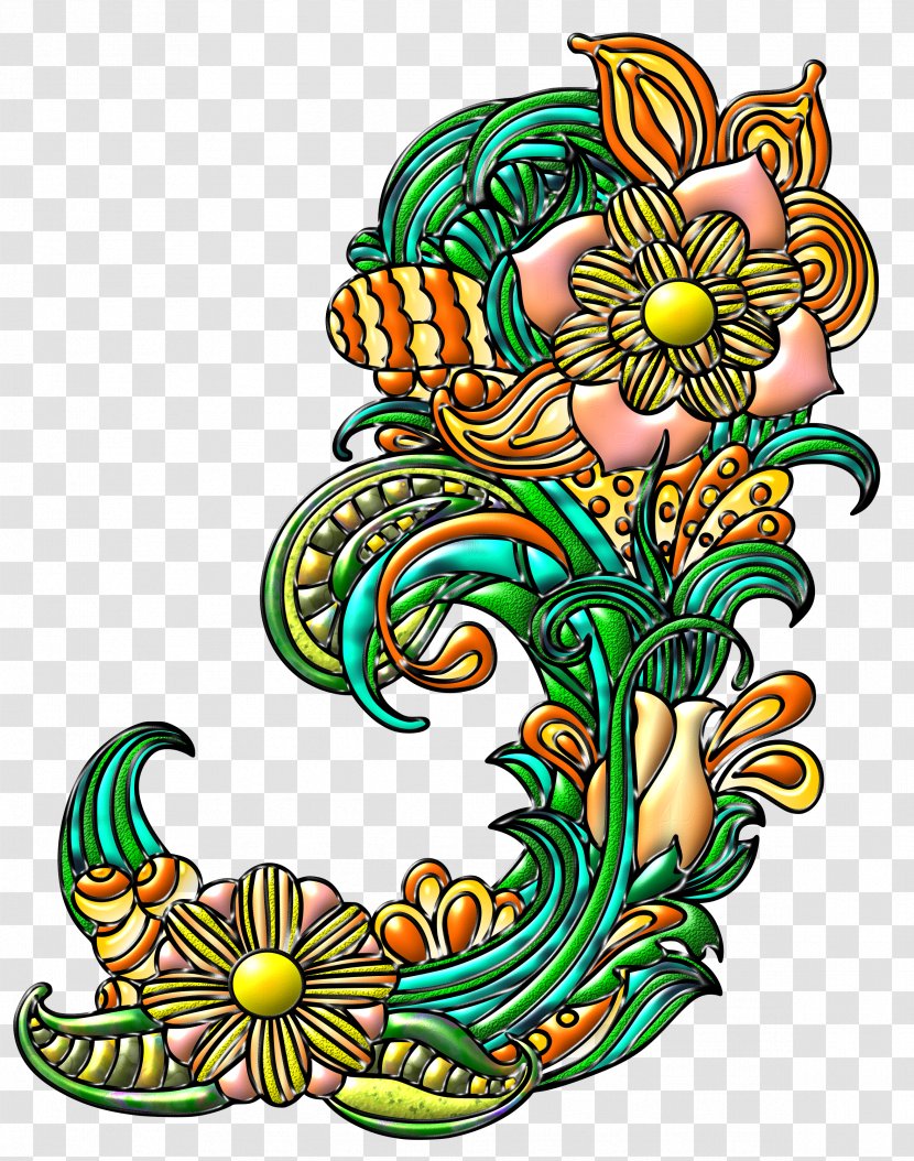 Floral Design Ornament Visual Arts - Drawing Transparent PNG