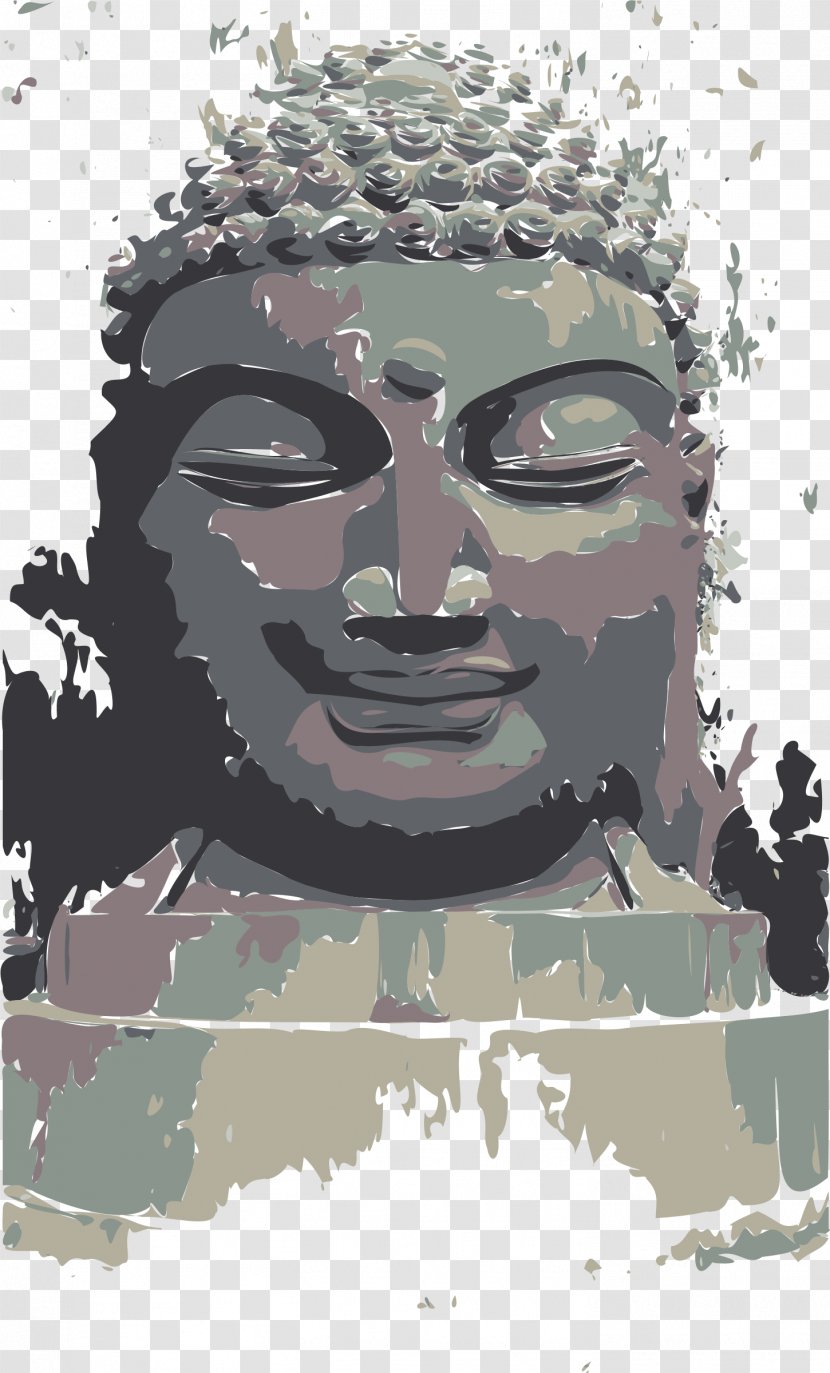 Line Art Clip - Camouflage - Buddha Transparent PNG