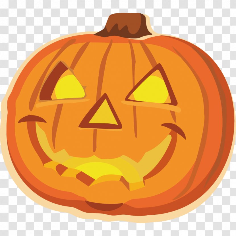 Jack-o'-lantern Halloween Pumpkin Clip Art - Food - Jack-O-Lanterns Cliparts Transparent PNG