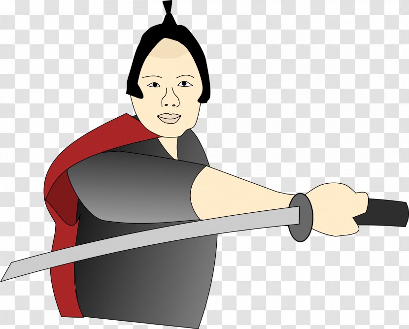 Katana Sword Samurai Clip Art - Japanese - Vector Transparent PNG