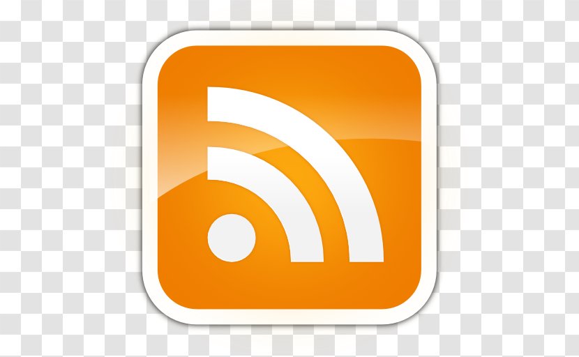 RSS Web Feed Iconfinder - News Media - Orange Icon Transparent PNG