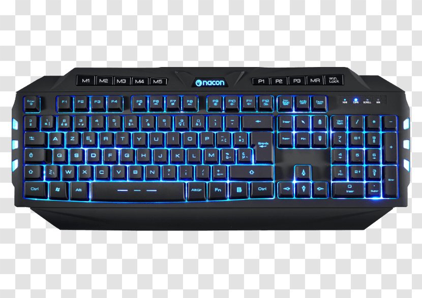 Computer Keyboard Numeric Keypads Space Bar AZERTY Nacon Spanish Gaming CL-200 - Keypad - Laptop Transparent PNG