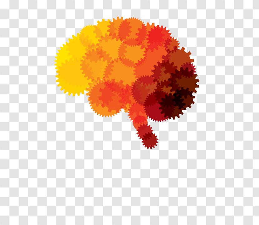 Human Brain Abstraction Idea - Red Transparent PNG