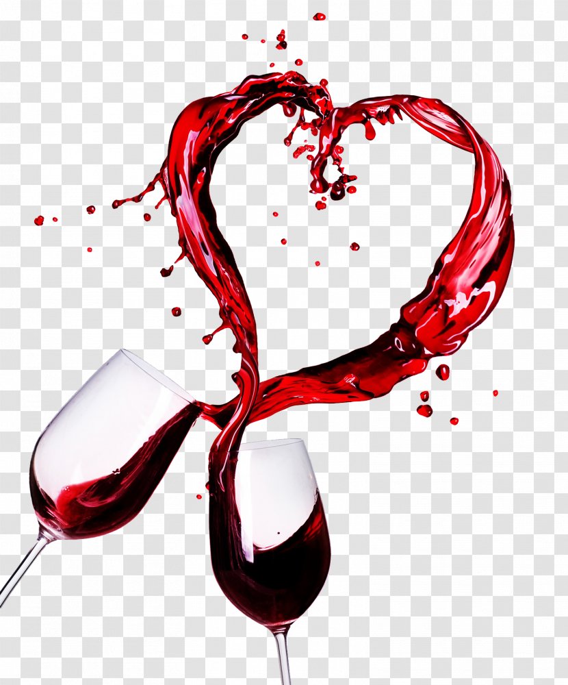 Red Wine Tapas Common Grape Vine Valentine's Day - And Food Matching Transparent PNG
