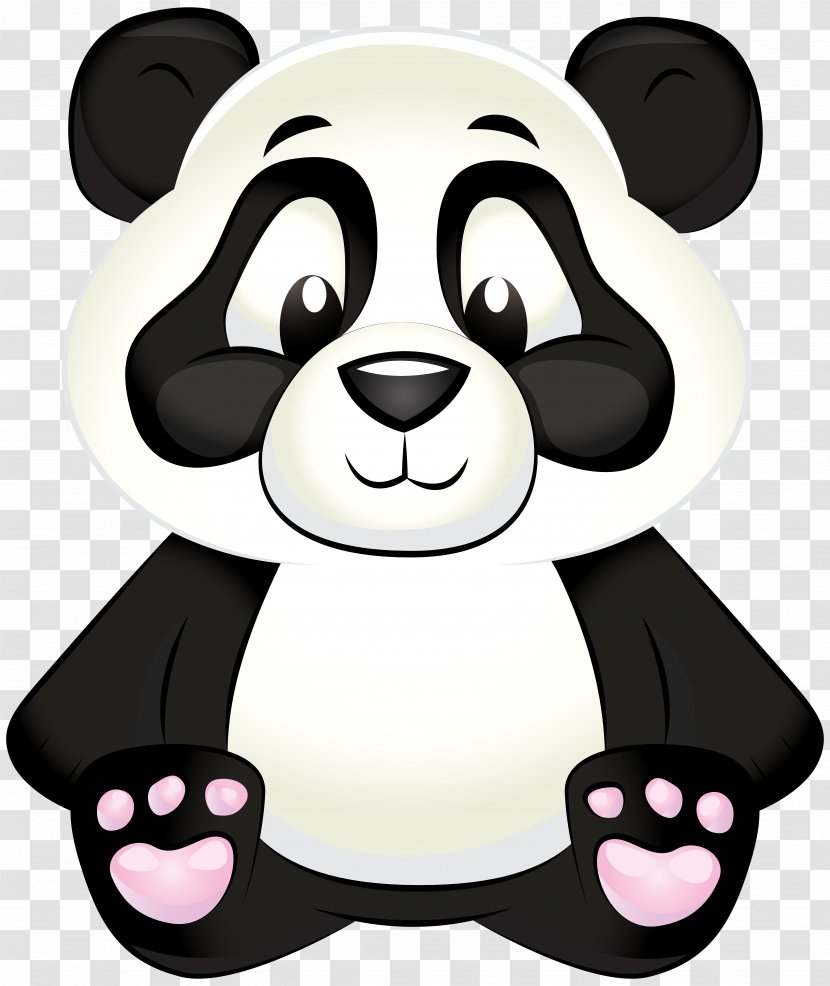 Giant Panda Bear Clip Art - Royaltyfree - Cartoon Transparent PNG