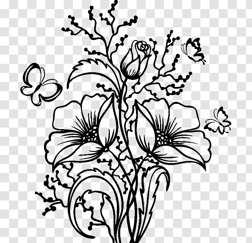 Floral Design Transparent PNG