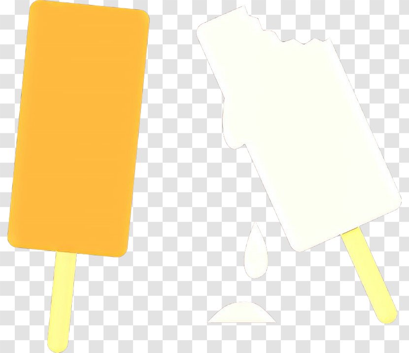 Yellow Ice Cream Bar Frozen Dessert Pop Clip Art Transparent PNG