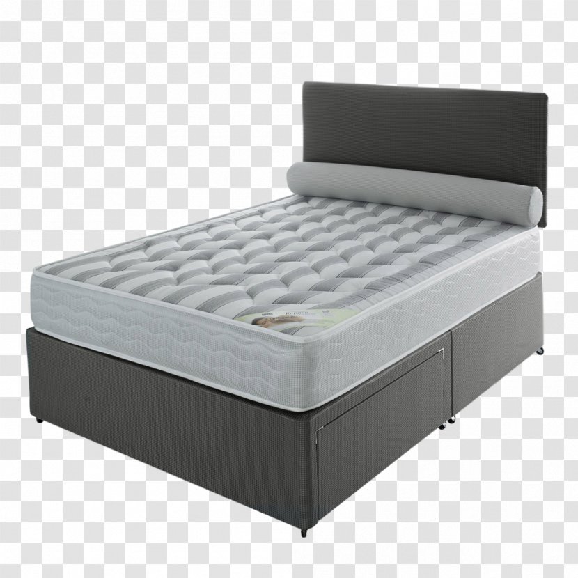 Orthopedic Mattress Bed Frame Box-spring - Airsprung - Gray Damask Bedding Transparent PNG