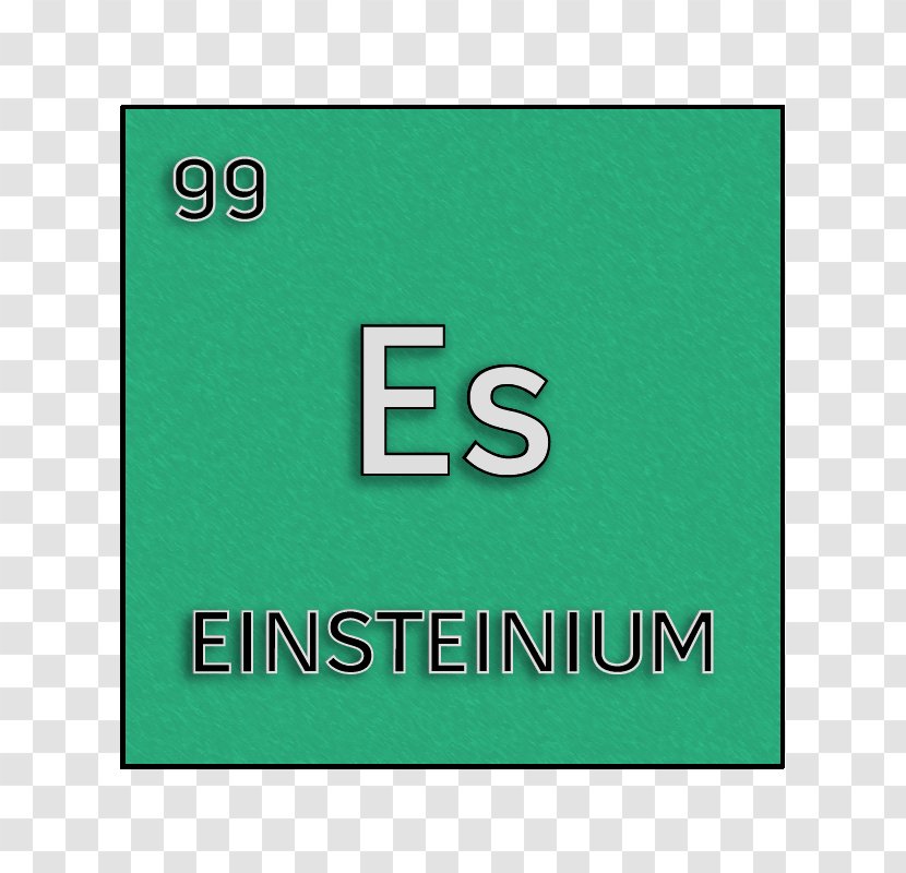 Einsteinium Mendelevium Fermium Nobelium Chemical Element - Signage - Area Transparent PNG