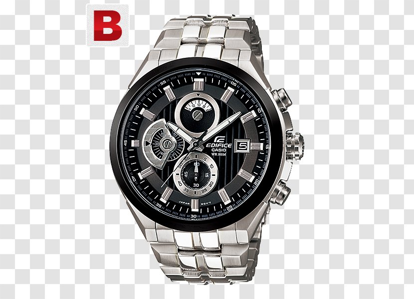 Casio Edifice Watch Clock Chronograph - Ef Education First Transparent PNG