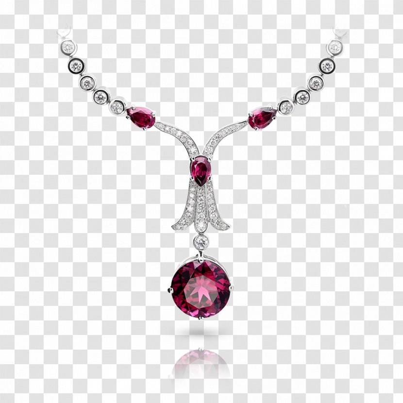 Jewellery Necklace Gemstone Charms & Pendants Ruby Transparent PNG