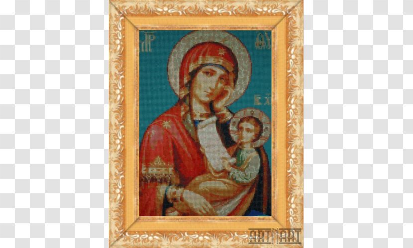 Religion Ikona Matki Bożej „Ukój Mój Smutek” Prayer Christianity Icon - Diamond Watercolor Transparent PNG