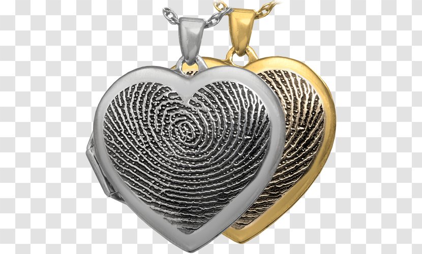Locket Jewellery Charms & Pendants Necklace - Heart Fingerprint Transparent PNG
