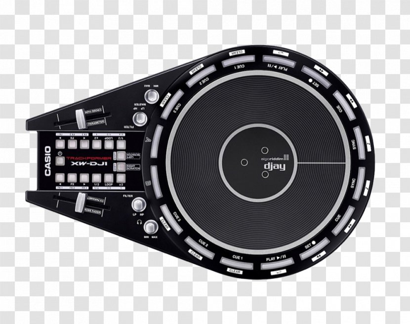 Casio Trackformer XW-DJ1 Disc Jockey DJ Controller Amazon.com - Watercolor - Electronic Musical Instruments Transparent PNG