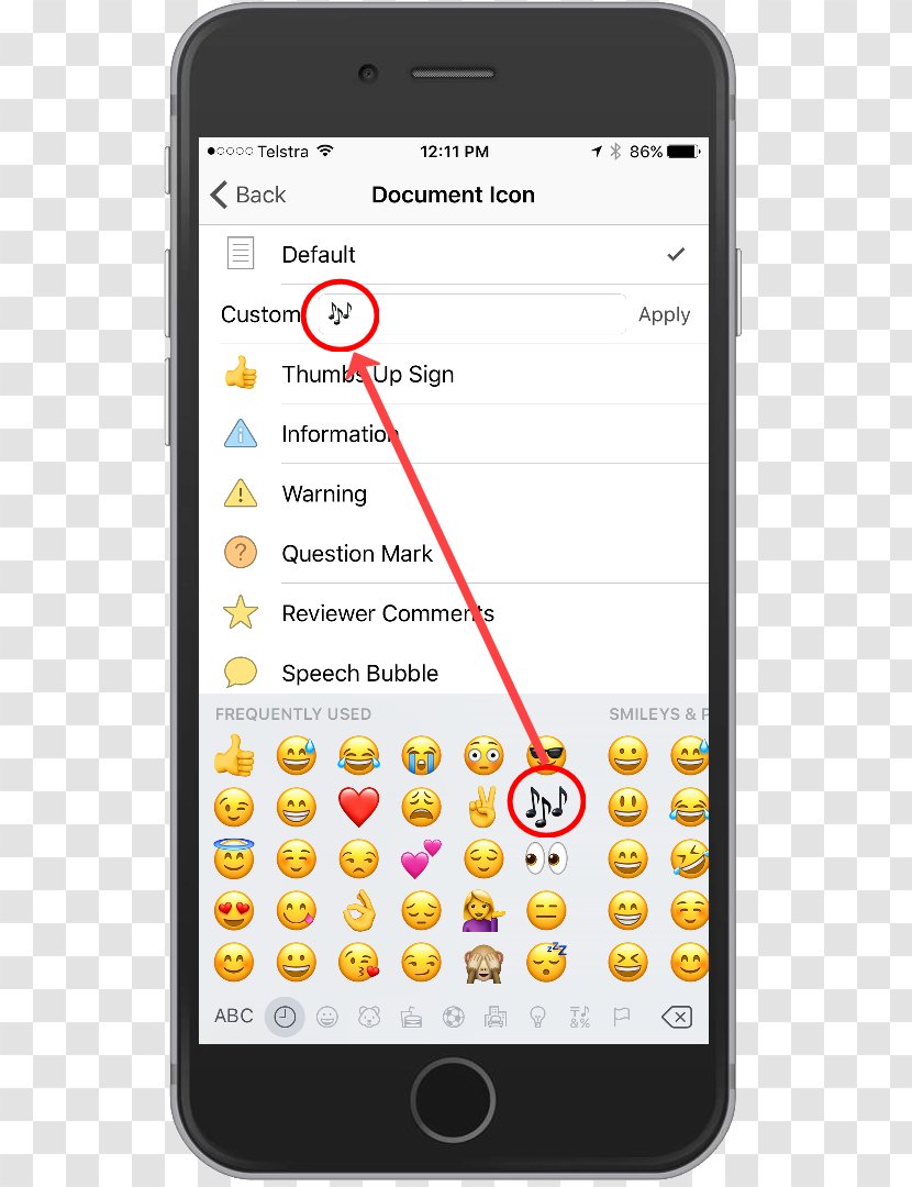 Feature Phone Smartphone Emoji WhatsApp - Apple Transparent PNG