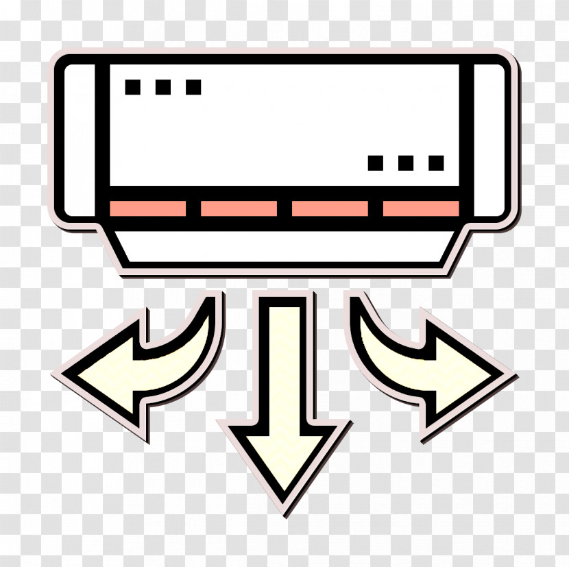 Hotel Services Icon Air Conditioning Icon Air Conditioner Icon Transparent PNG