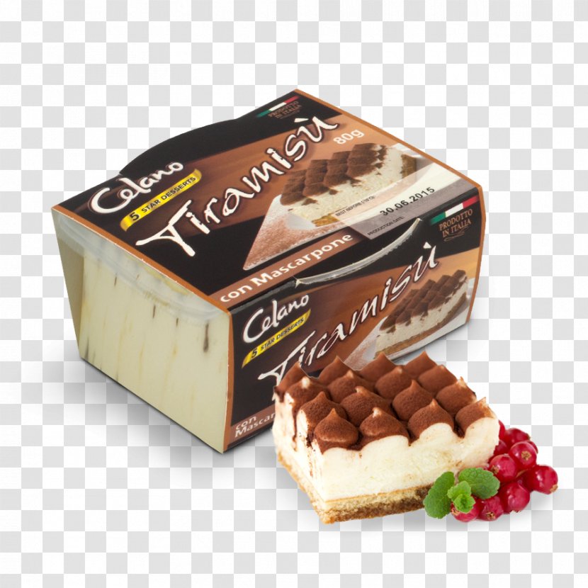 Fudge Tiramisu Ice Cream Tartufo Ladyfinger - Dessert Transparent PNG