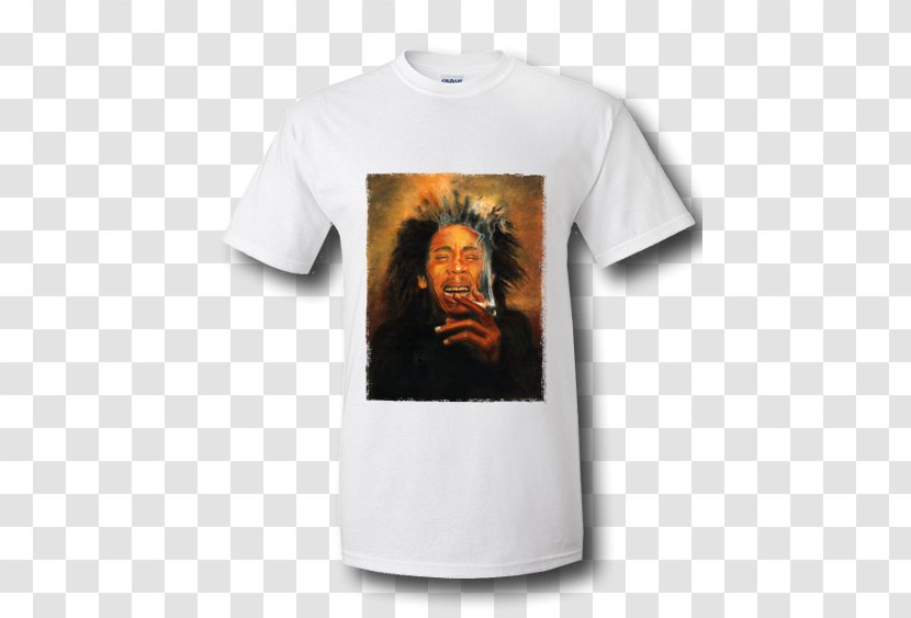 T-shirt Bob Marley Clothing Crew Neck - Watercolor Transparent PNG