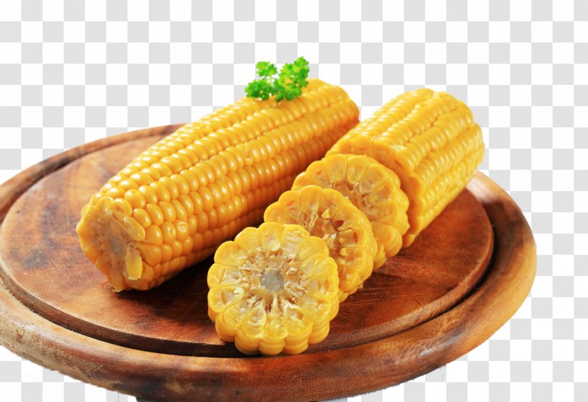 Corn On The Cob Maize Food Popcorn Sweet - Vegetarian - Golden Transparent PNG