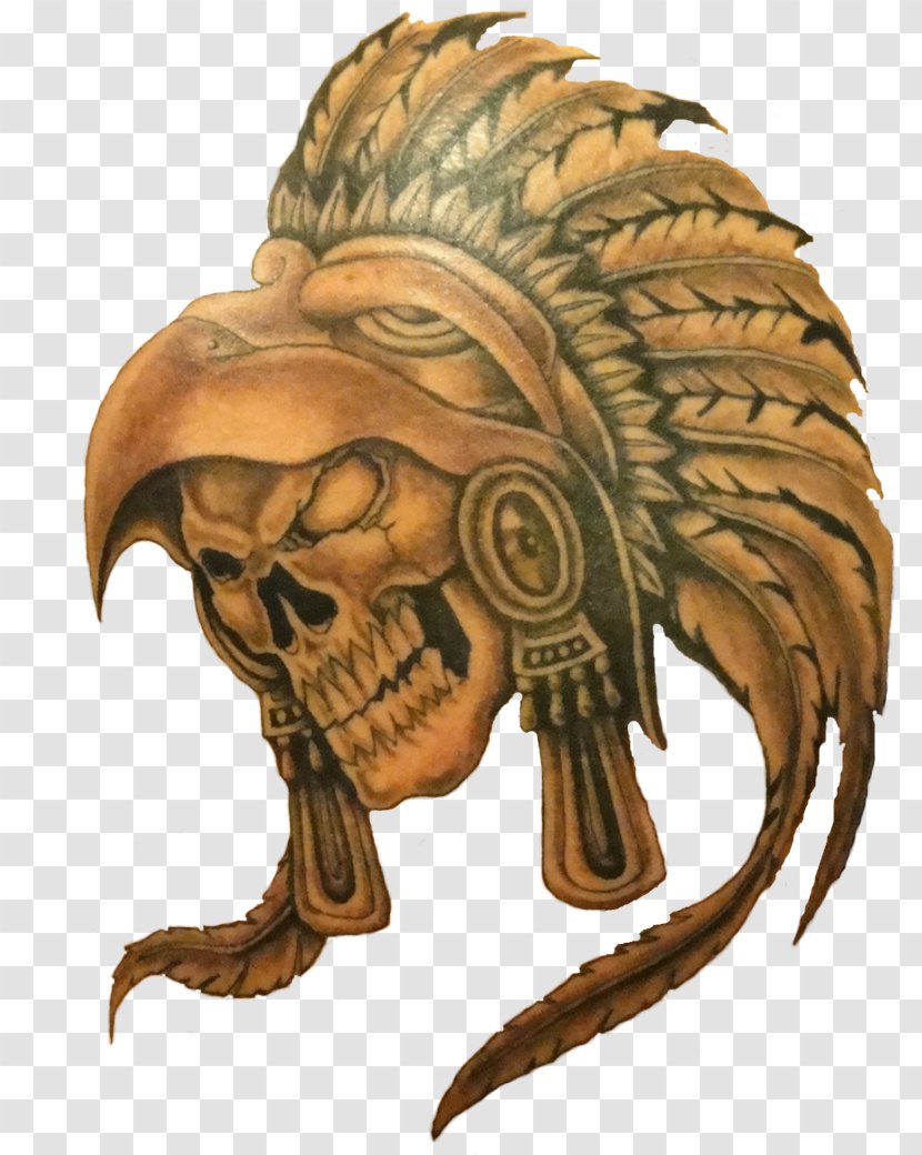 Sleeve Tattoo Aztec Artist Drawing - Skull - Julio Transparent PNG
