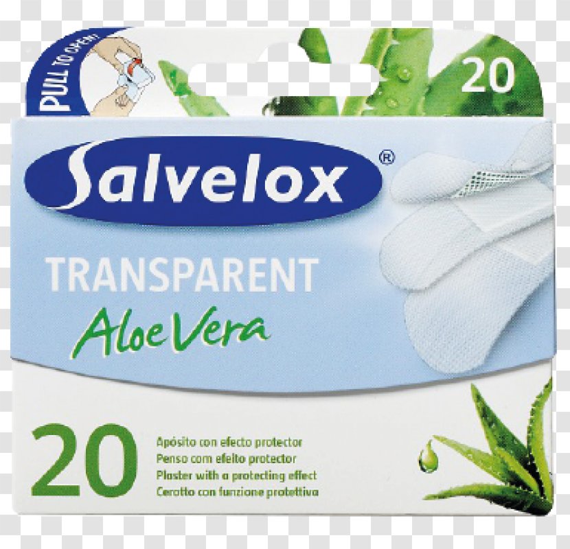 Aloe Vera Adhesive Bandage Salvequick Dressing Wound - Alovera Transparent PNG