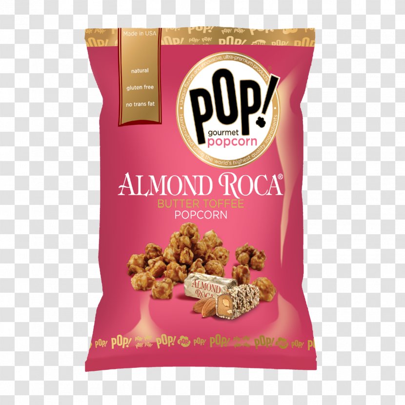 Muesli Popcorn Milk Almond Roca Toffee - Food Transparent PNG
