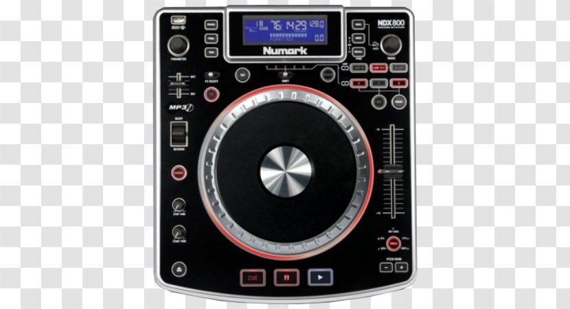 Numark Industries DJ Controller Disc Jockey Audio Compact - Media Player Transparent PNG