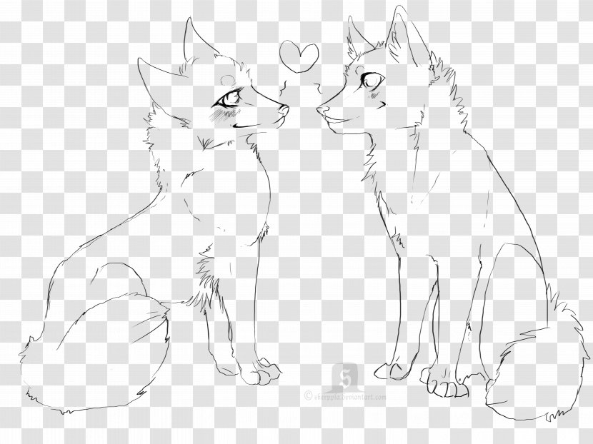 Canidae Whiskers Dog Paw Sketch - Walking Transparent PNG