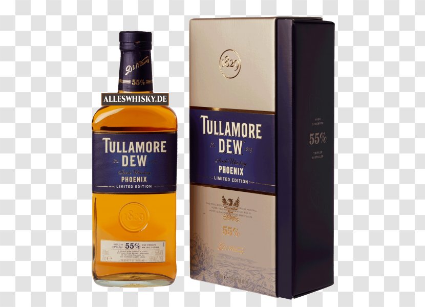 Irish Whiskey Tullamore Dew Blended - Alcoholic Beverage Transparent PNG