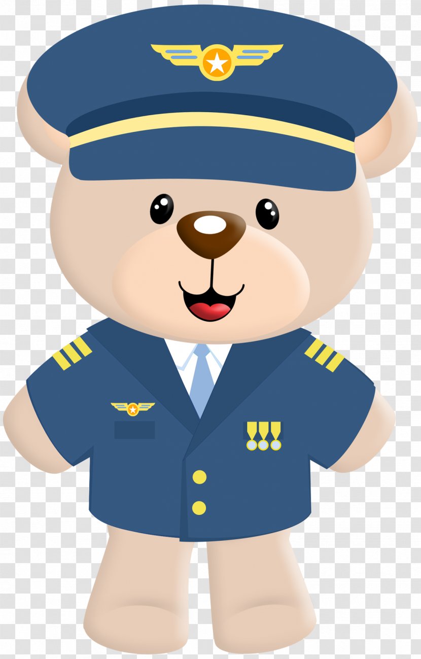 Bear Clip Art Image Drawing - Police Officer Transparent PNG