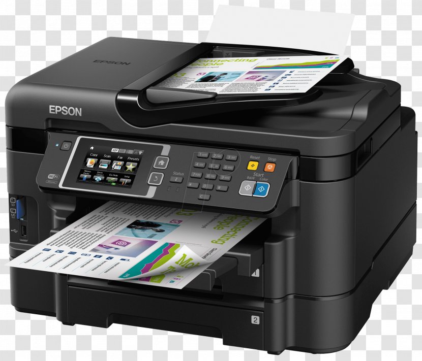 Inkjet Printing Multi-function Printer Epson Transparent PNG