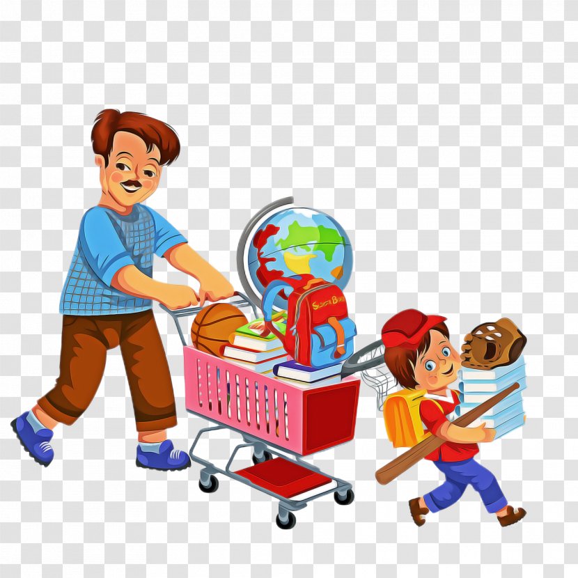 Shopping Cart - Cartoon - Toy Transparent PNG
