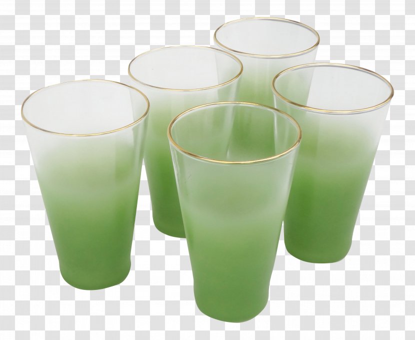 Highball Glass Pint Plastic Cup - Celadon Transparent PNG