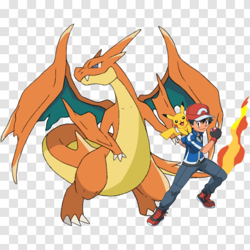 Pokémon X And Y Sun Moon Red Blue Charizard - Pok%c3%a9mon - Fictional Character Transparent PNG