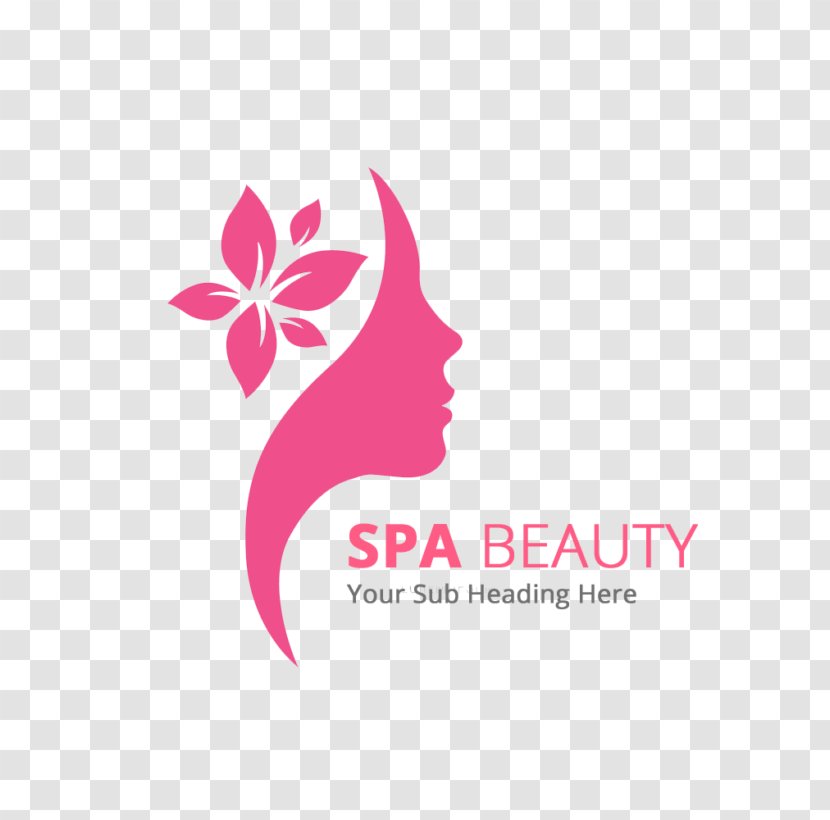 Logo Beauty Parlour Spa Royalty-free - Pink - Text Transparent PNG