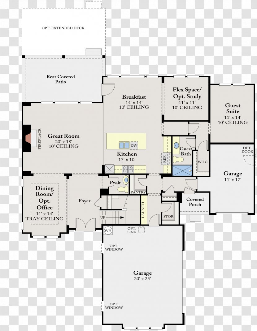 Floor Plan Square Meter - Schematic - Forest House Transparent PNG