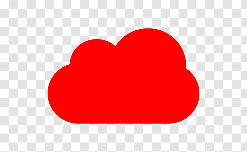 Heart Clip Art - Red Clouds Transparent PNG