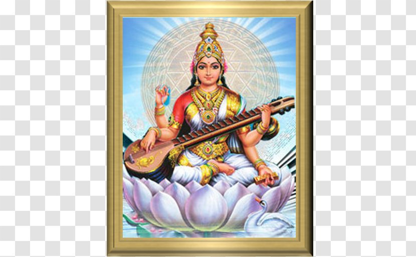 Saraswati Basant Panchami Durga Puja Hinduism - Ayudha Transparent PNG