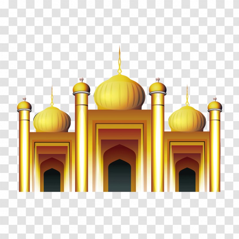 Euclidean Vector Adobe Illustrator Clip Art - Arch - Golden Palace Transparent PNG