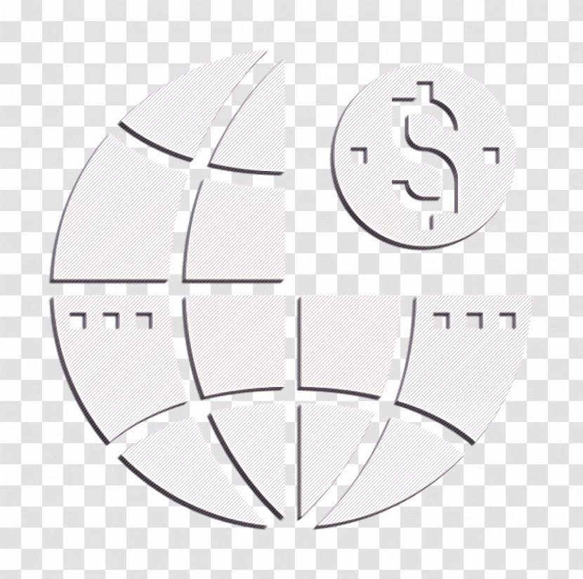 Global Icon Business Management Icon Margin Icon Transparent PNG