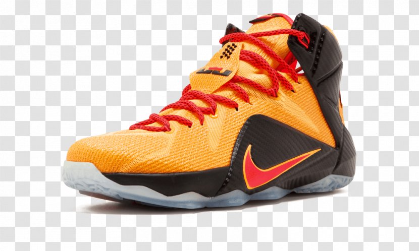 neon orange basketball shoes