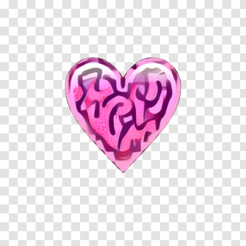 Heart Cartoon - Pink M - Magenta Transparent PNG