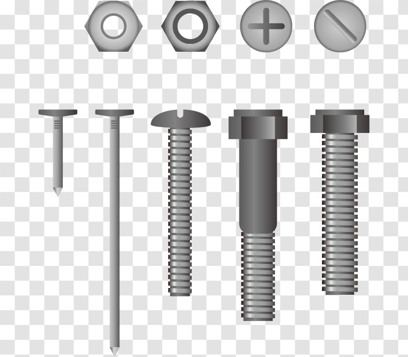 Tool Euclidean Vector - Mounting Accessories Screw Nut Material Transparent PNG