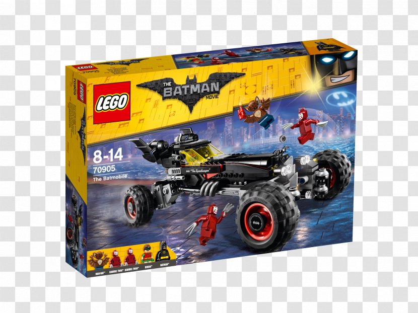 LEGO 70905 THE BATMAN MOVIE The Batmobile Man-Bat Robin - Radio Controlled Toy - Ambulance Box Transparent PNG